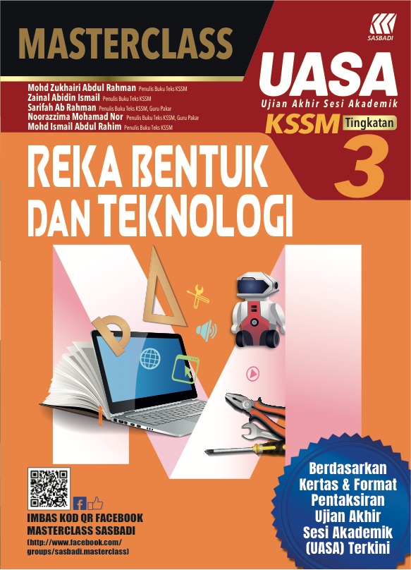 MASTERCLASS UASA KSSM REKA BENTUK & TEKNOLOGI TING 3 Cover